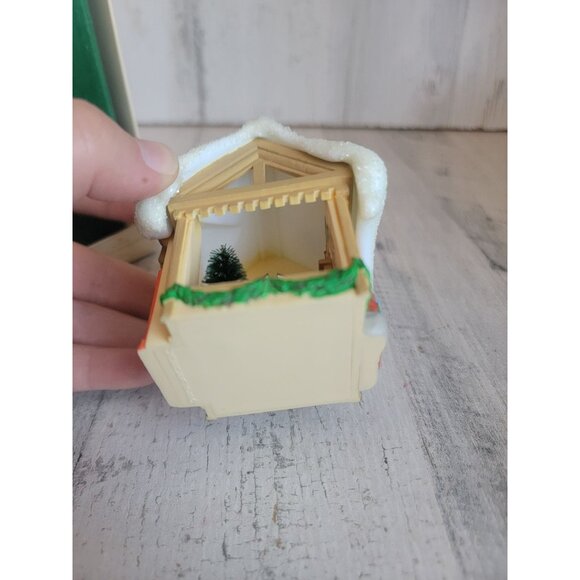 Hallmark Santa's Workshop ornament Xmas glitter vintage - Picture 7 of 8